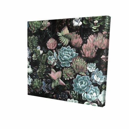 FONDO 16 x 16 in. Succulent Set-Print on Canvas FO2791374